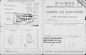 DIVERS 11 RAPATRIE 1945 DEJA